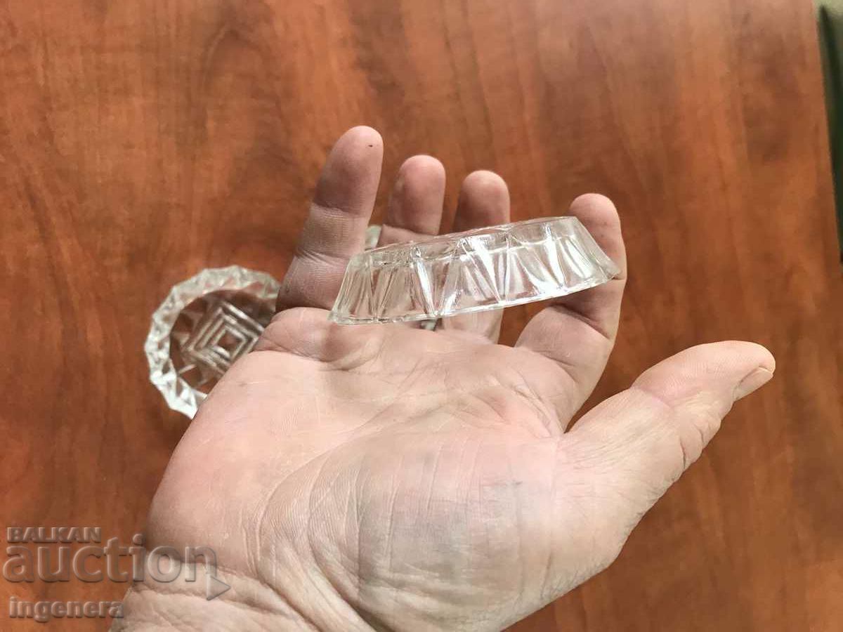 DISH GLASS THICK RELIEF FOR SWEET PLATE FROM SOCA-6 PCS - 6 DISH GLASS THICK RELIEF FOR SWEET PLATE FROM SOCA-6 PCS - 6