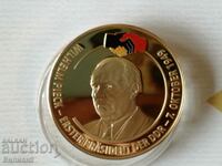 Медал : ГДР 1949-1990 / 1-ви Президент ГДР Вилхелм Пик Proof