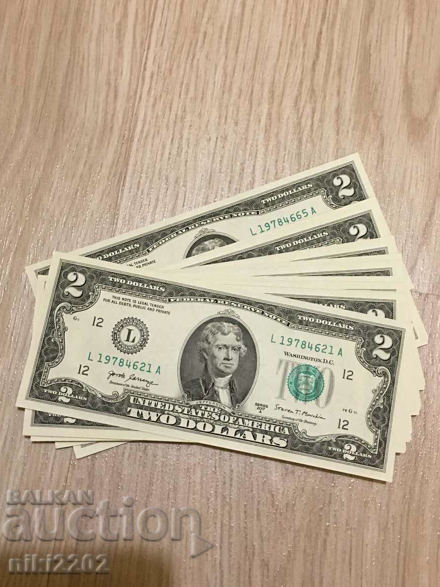 2 US dollars