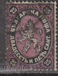 BK 3 25 Santim - regular, stamp