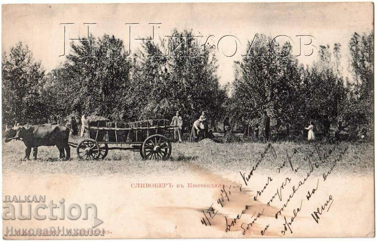 1907 ΠΑΛΙΑ ΚΑΡΤΑ KYUSTENDIL SLIVOBER G500