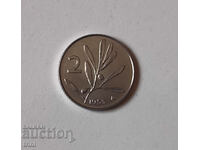 Italy 2 lire 1953 year g102