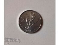 Italia 2 lire 1955 anul g104