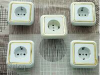 5 electrical contacts for installation - Turkish, new.