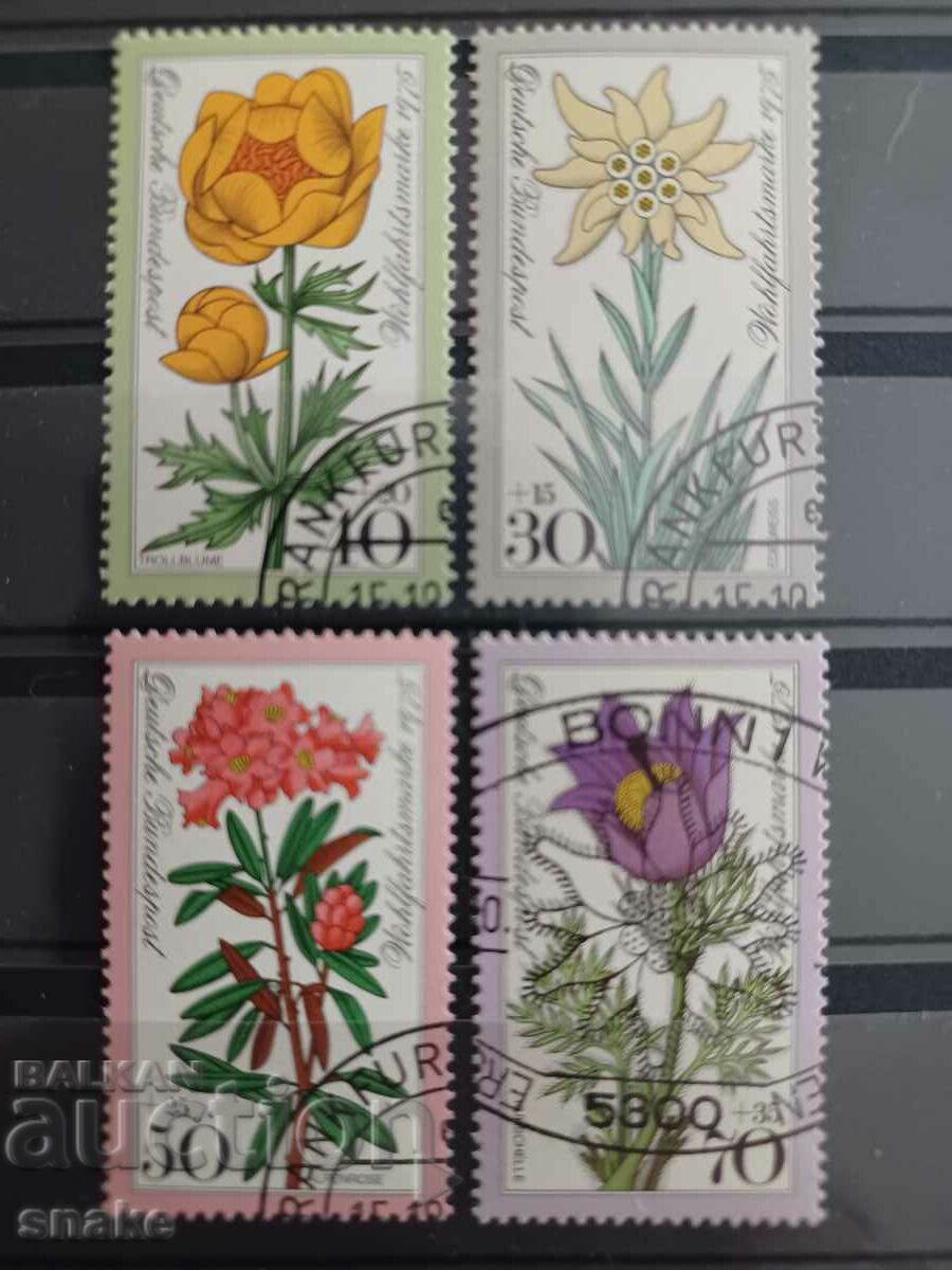 Γερμανία 1975 Χλωρίδα. Λουλούδια
