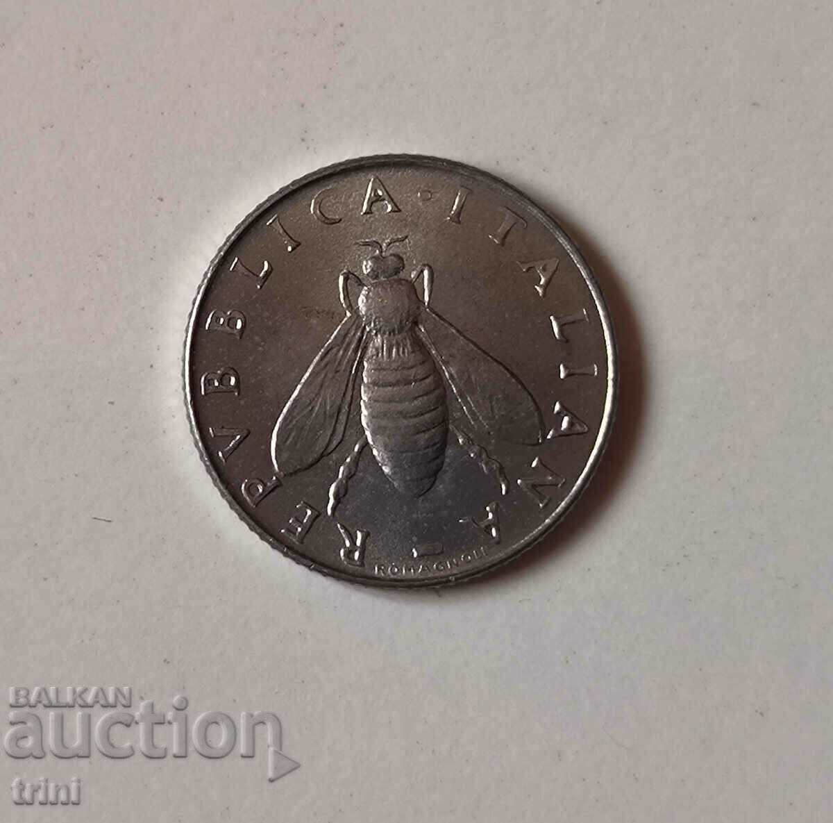 Ιταλία 2 λίρες 1959 έτος g106 με τιμή 10.00 BGN | € 5.11 Ιταλία 2 λίρες 1959 έτος g106 με τιμή 10.00 BGN | € 5.11