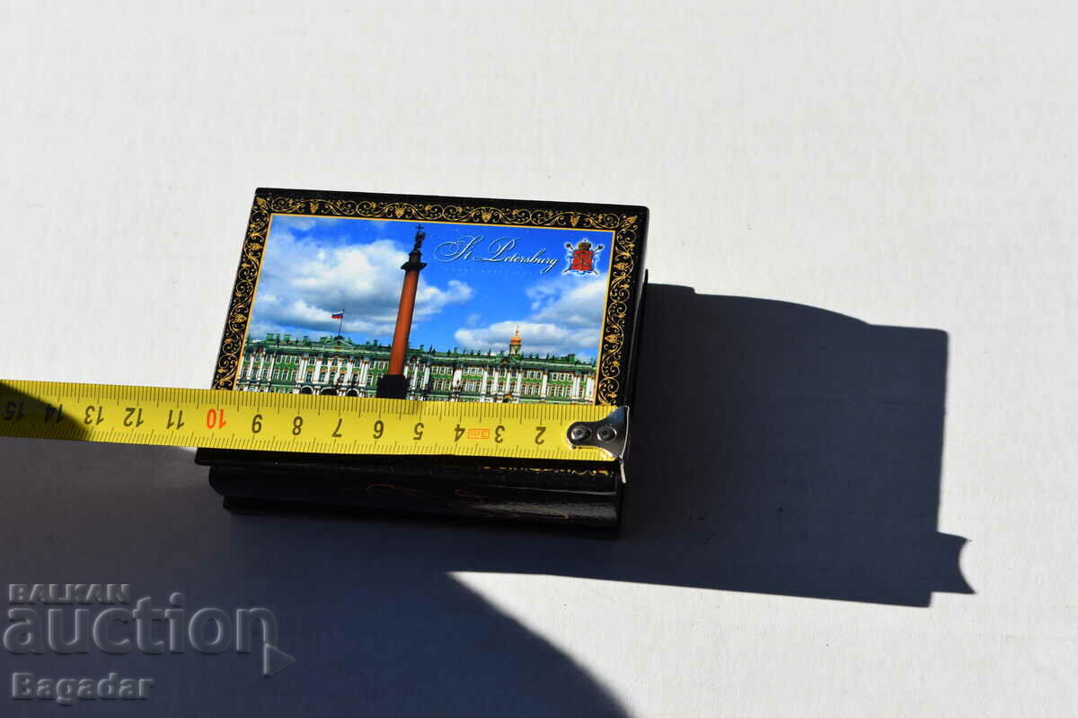 Auction  Russian wooden box
