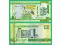 (¯`'•.¸ GAMBIA 10 Dallas 2015 UNC ¸.•'´¯)