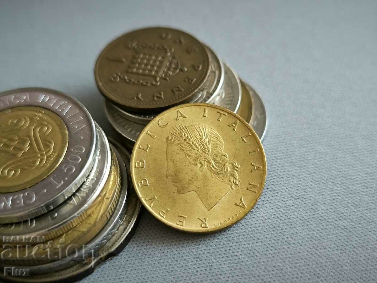 Монета - Италия - 20 лири | 1983г. с цена 1.40 лв. | € 0.72 Монета - Италия - 20 лири | 1983г. с цена 1.40 лв. | € 0.72