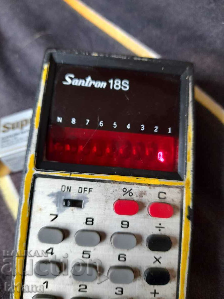 Old Santron 18S calculator - 7 Old Santron 18S calculator - 7