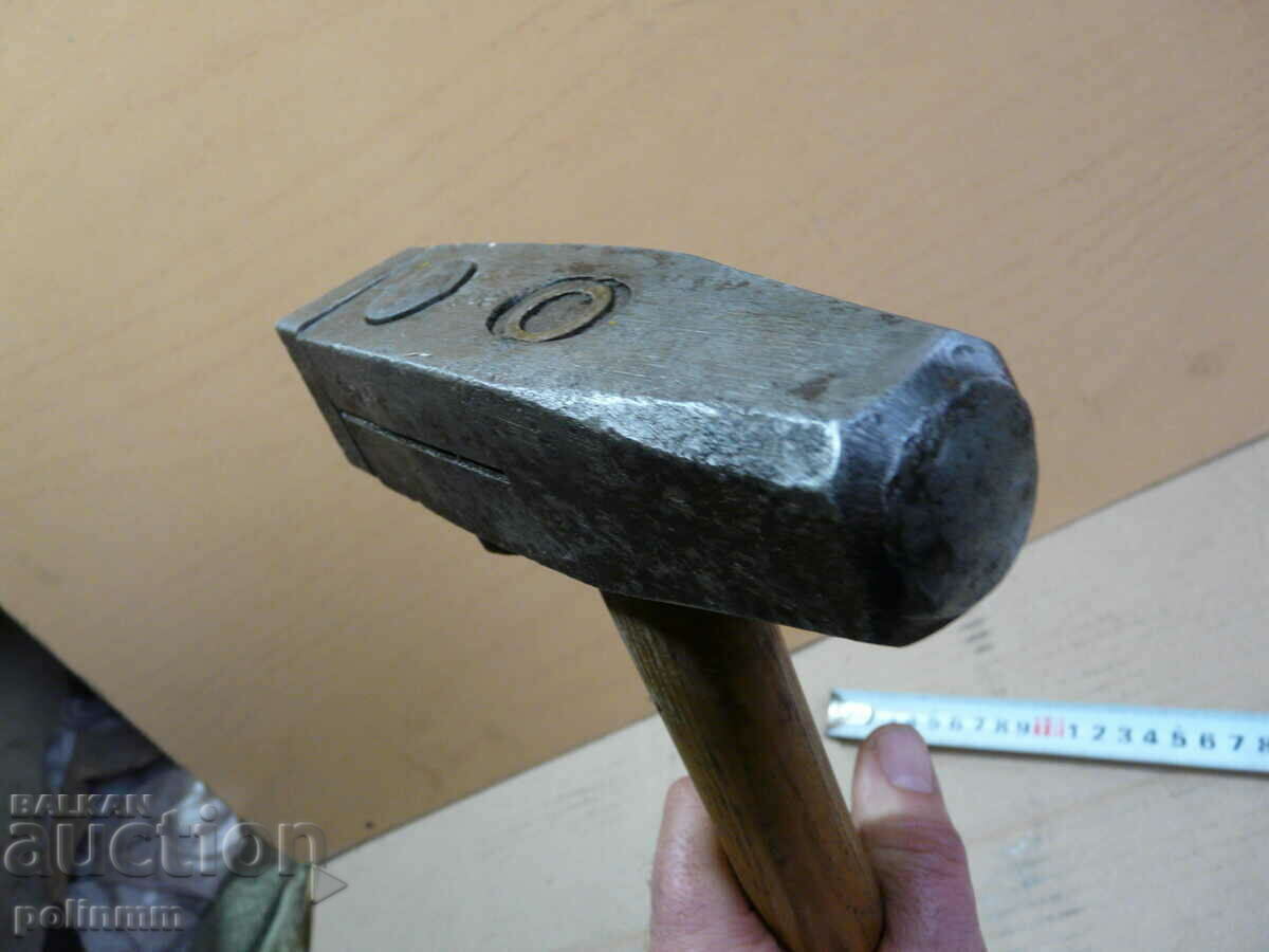 Auction Old German mason's hammer - 236 Auction Old German mason's hammer - 236
