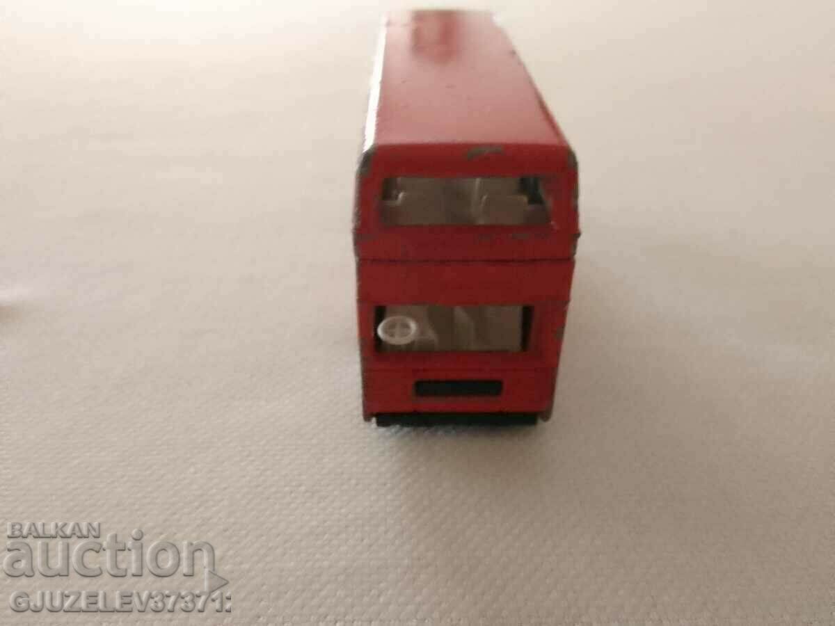OLD METAL TROLLEY DOUBLE DECK LONDON BUS matchbox - 6