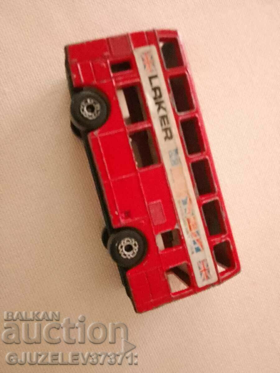 OLD METAL TROLLEY DOUBLE DECK LONDON BUS matchbox - 7