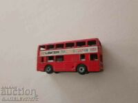 OLD METAL TROLLEY DOUBLE DECK LONDON BUS matchbox