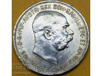 Austria 2 coroane 1912 Franz Joseph Patină de argint