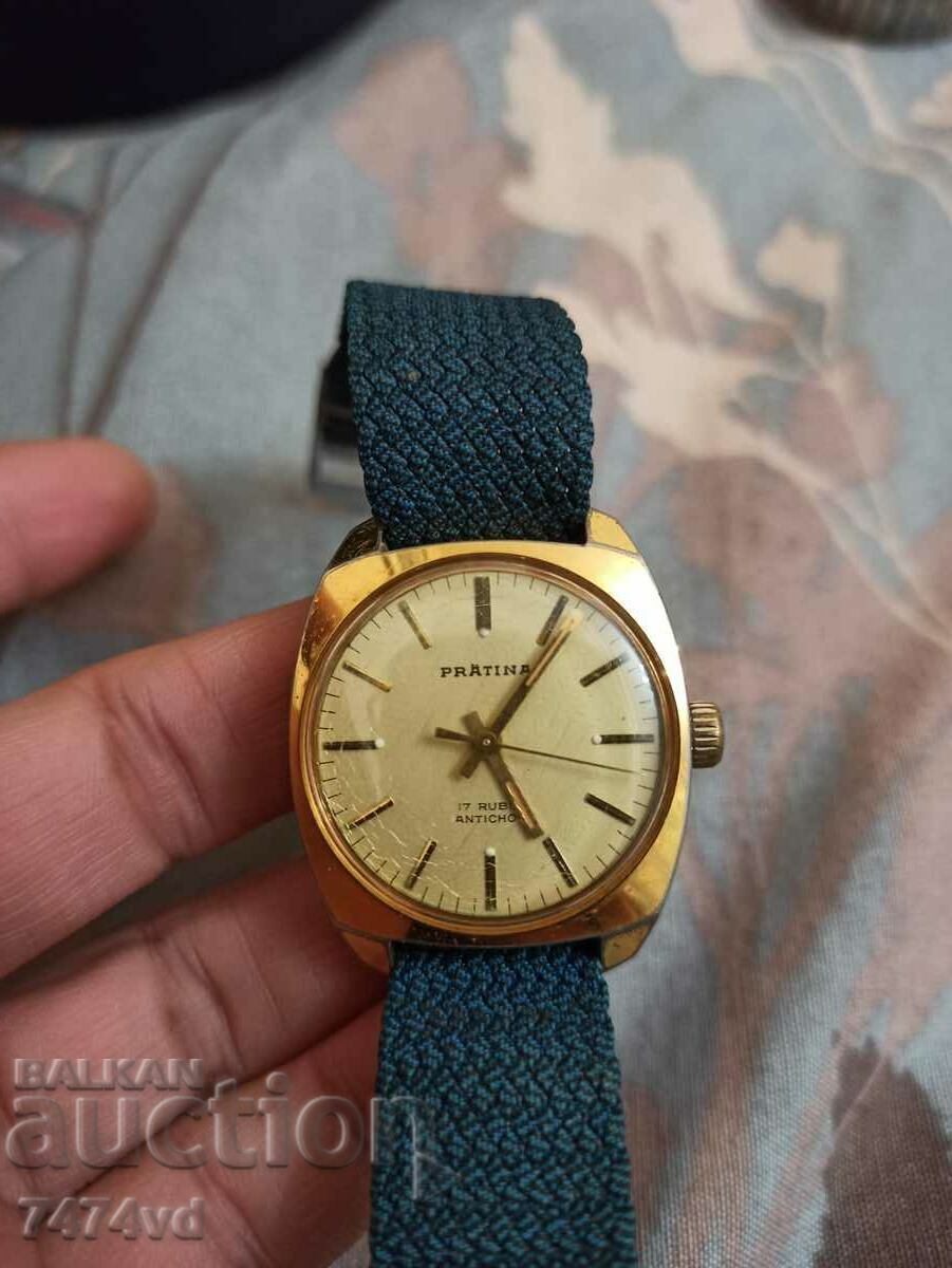 PRATINA GOLD MEN'S WATCH 17 STONE with price 100.00 BGN | € 51.13 PRATINA GOLD MEN'S WATCH 17 STONE with price 100.00 BGN | € 51.13