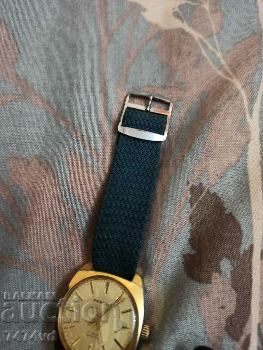 PRATINA GOLD MEN'S WATCH 17 STONE - 7 PRATINA GOLD MEN'S WATCH 17 STONE - 7