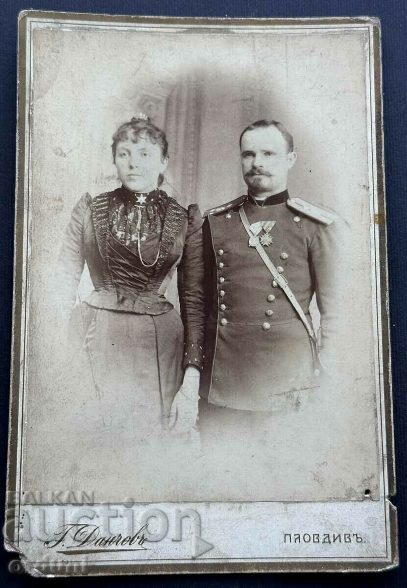 3975 Княжество България офицер Каблешков Пловдив около 1895г