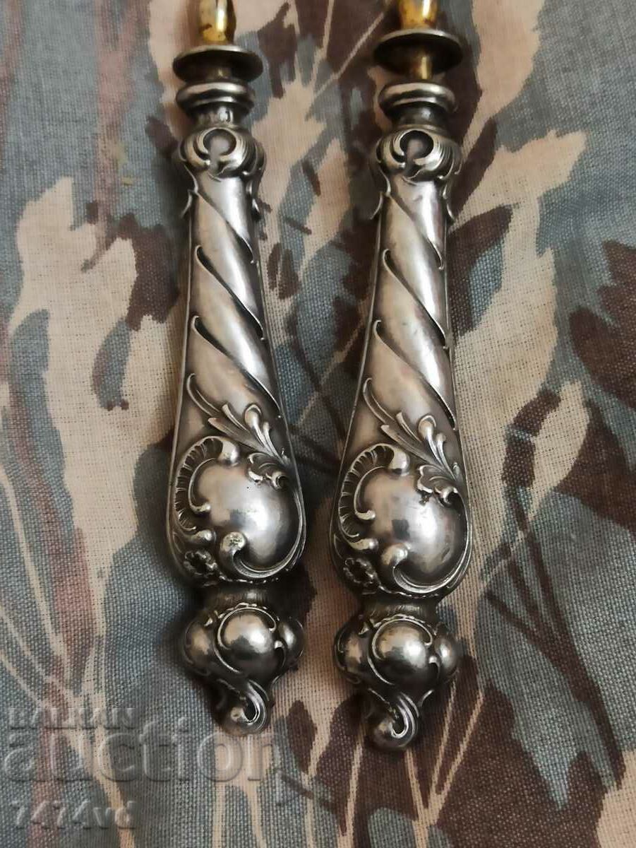 2 ANTIQUE SILVER SERVERS with price 450.00 BGN | € 230.08 2 ANTIQUE SILVER SERVERS with price 450.00 BGN | € 230.08