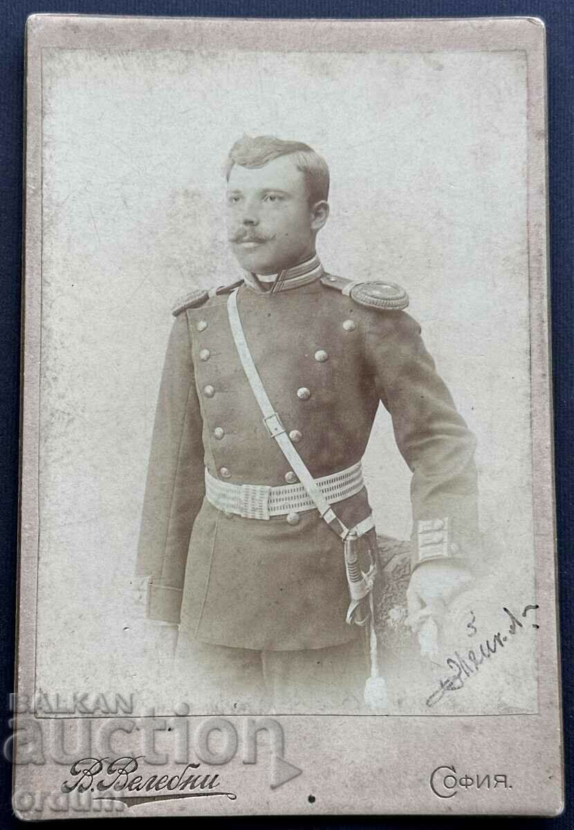 3980 Principality of Bulgaria officer lieutenant around 1895 Velebin