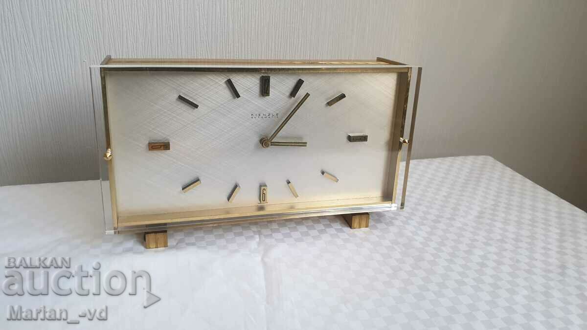 Old Kienzle automatic desk clock - 6