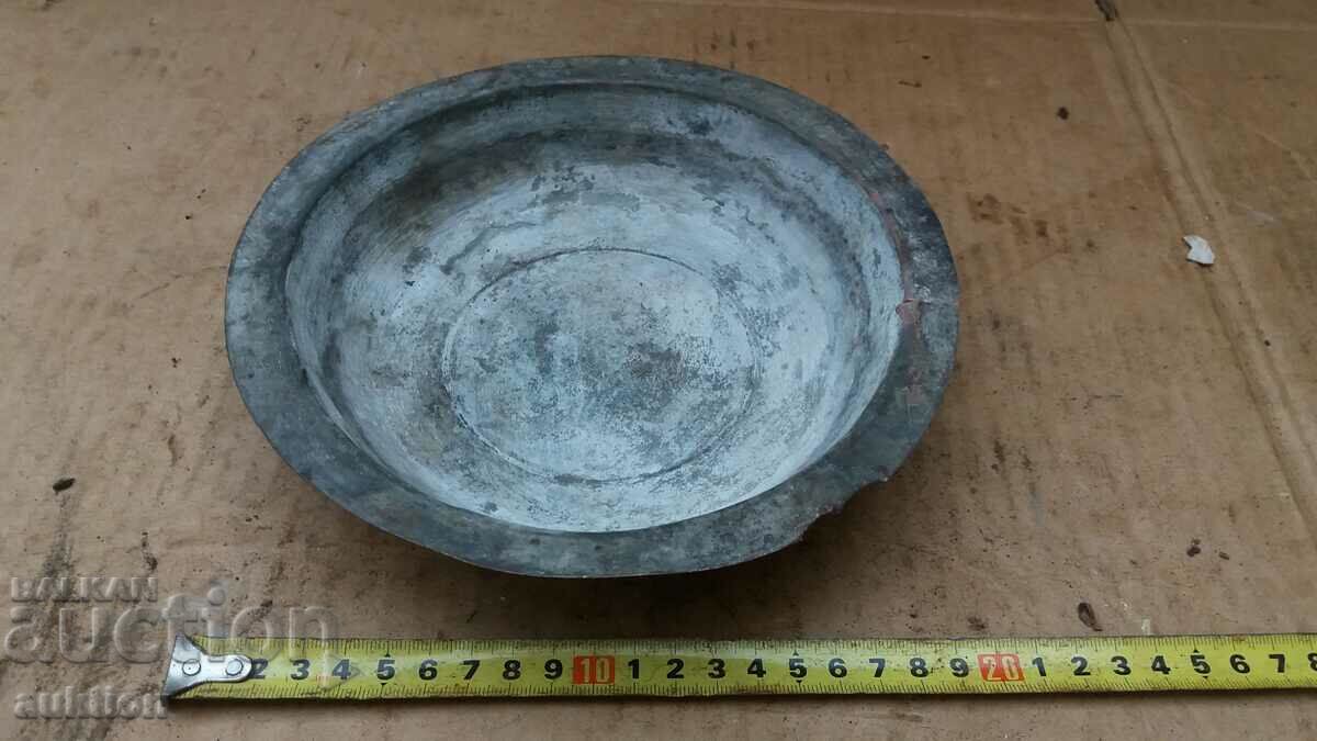 Delivery of FORGED RENAISSANCE COPPER PLATE, BOWL, PAN