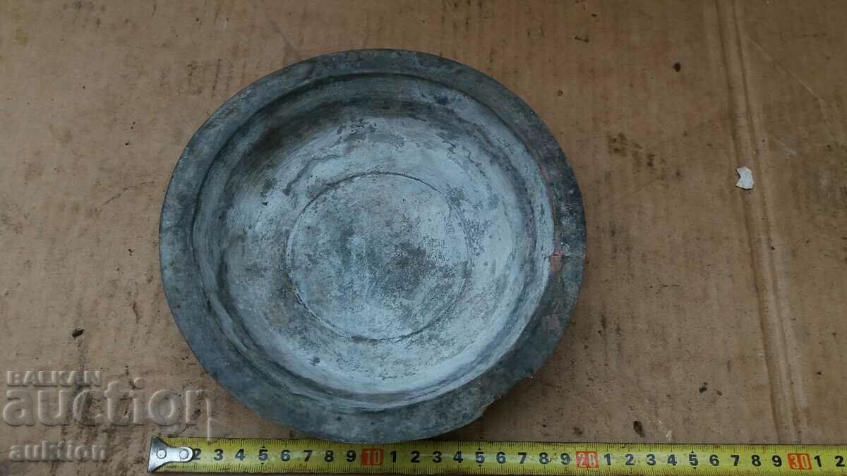 FORGED RENAISSANCE COPPER PLATE, BOWL, PAN - 6