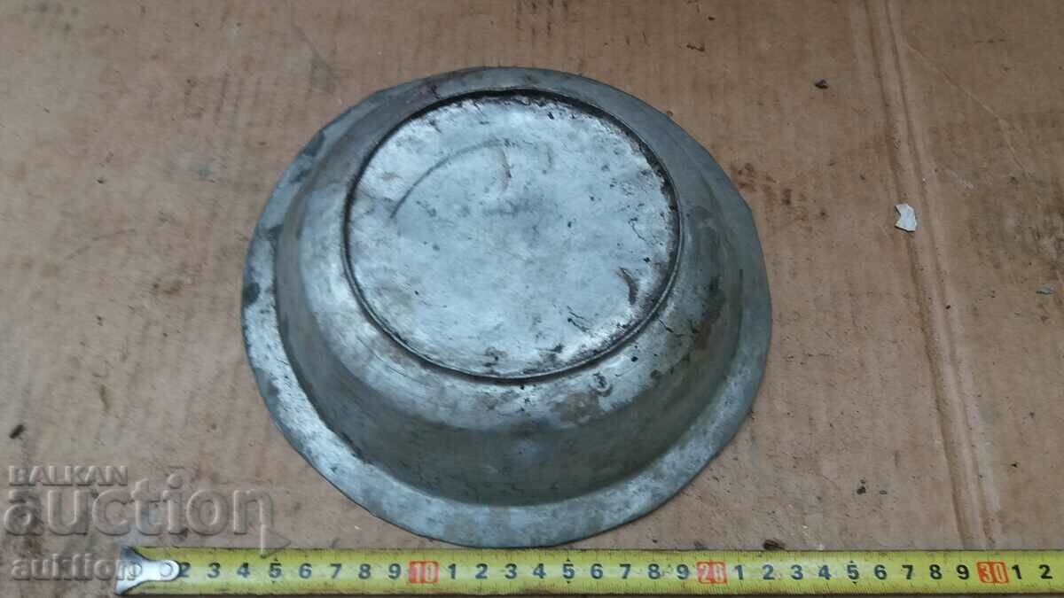 FORGED RENAISSANCE COPPER PLATE, BOWL, PAN - 5