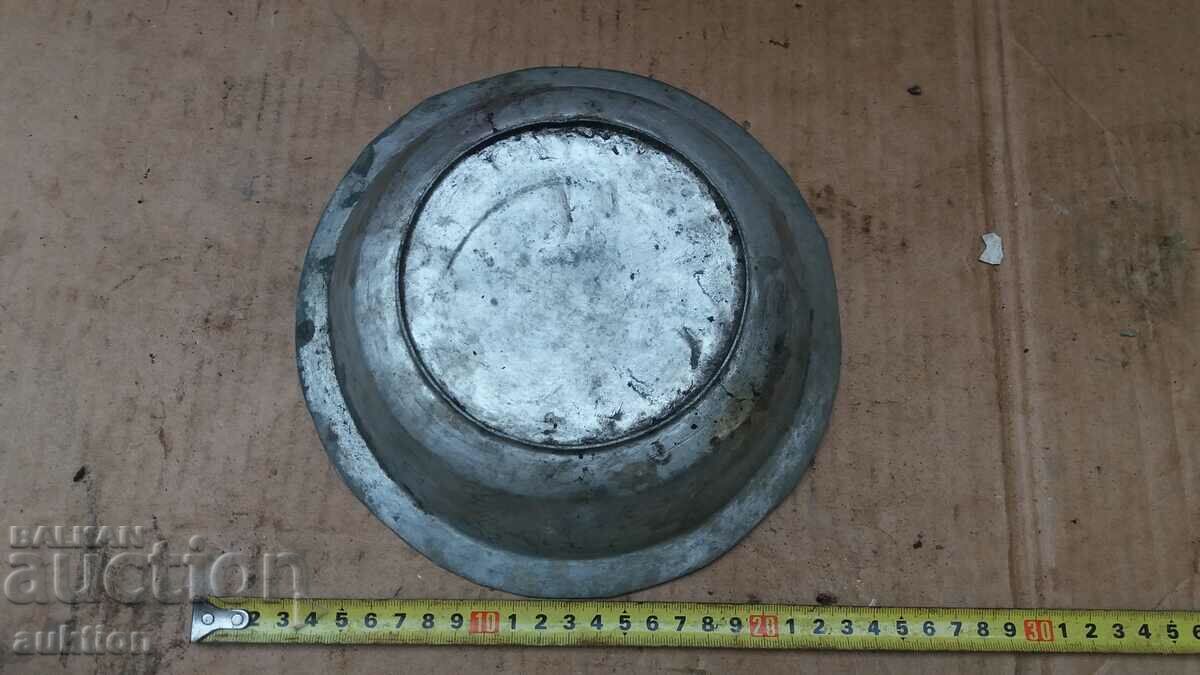 FORGED RENAISSANCE COPPER PLATE, BOWL, PAN - 6