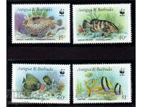 1987. Antigua and Barbuda. Marine Wildlife - Pisces.