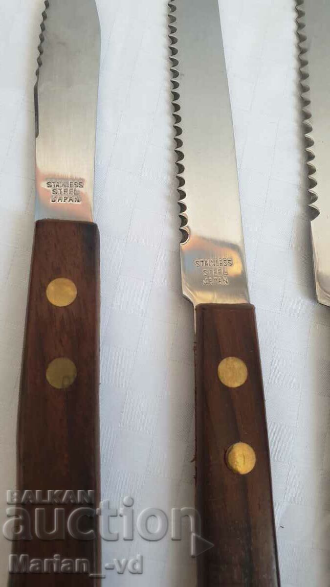 Auction Japanese kitchen knives 5 pieces Auction Japanese kitchen knives 5 pieces