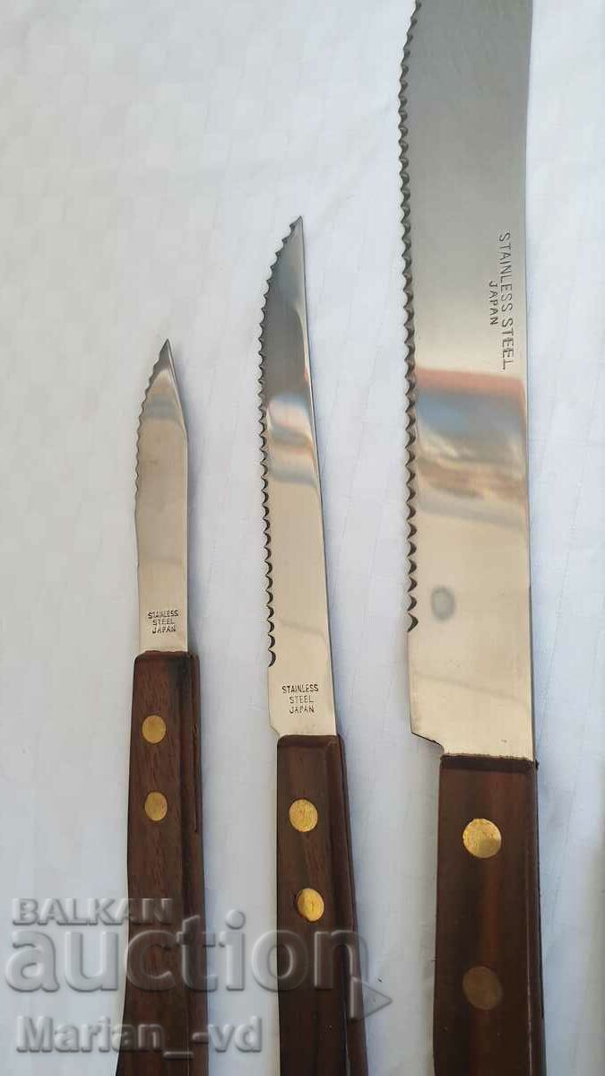 Japanese kitchen knives 5 pieces - 5 Japanese kitchen knives 5 pieces - 5