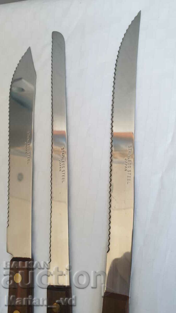 Japanese kitchen knives 5 pieces - 6 Japanese kitchen knives 5 pieces - 6
