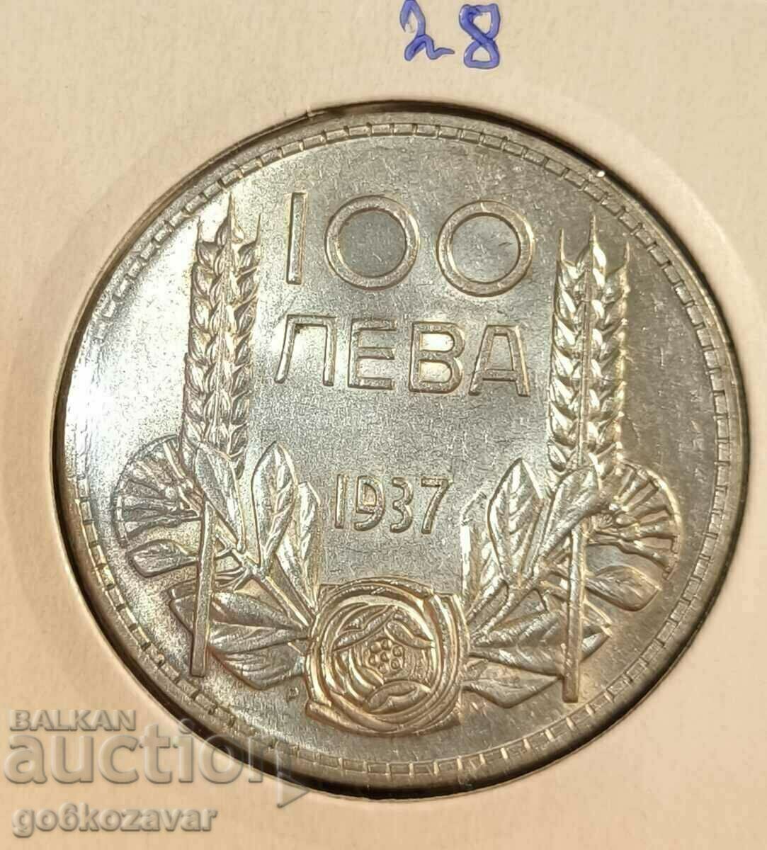 Auction  Bulgaria 100 BGN 1937 Silver Collection!
