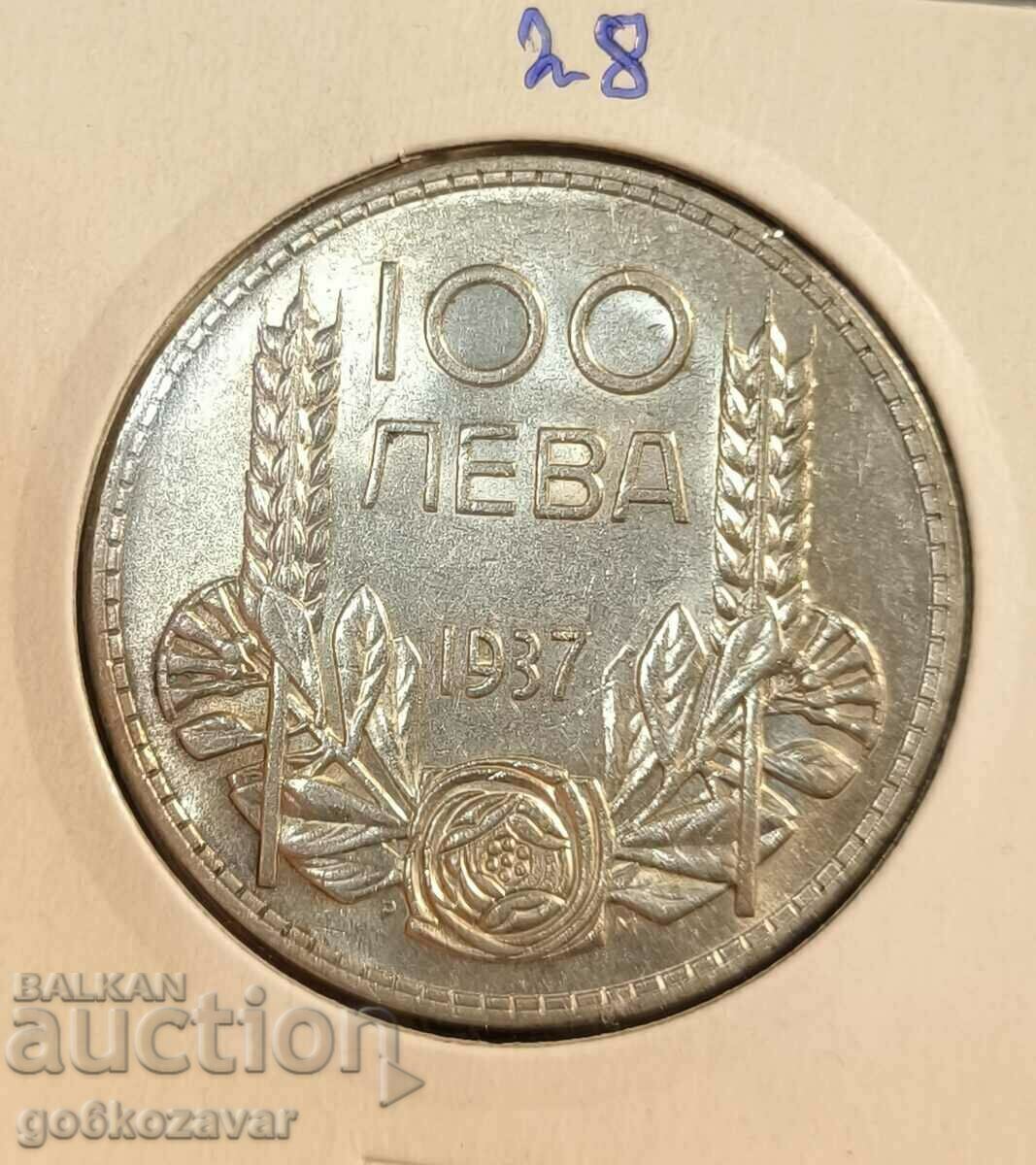 Bulgaria 100 BGN 1937 Silver Collection!