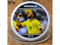 Moneda Neymar Brazilia, Barcelona, PSG, Al Khalil, Fotbal