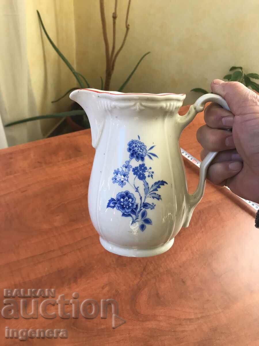 PORCELAIN JUG BULGARIA with price 9.00 BGN | € 4.60