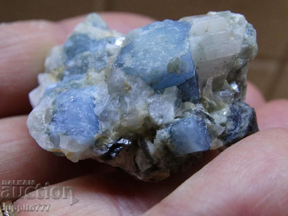 natural beryl aquamarine on matrix 166.15 carats