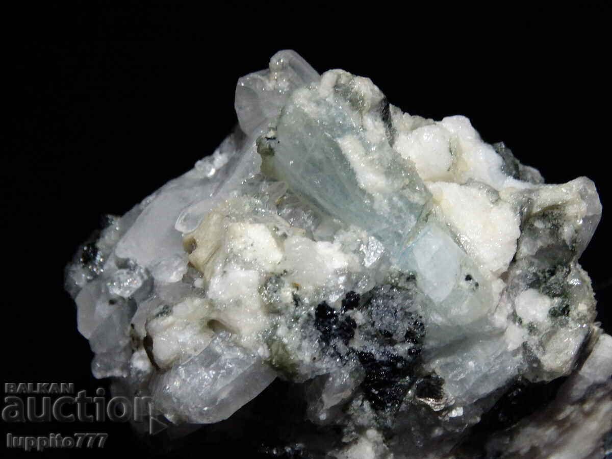 natural beryl aquamarine on matrix 489.20 carats - 6 natural beryl aquamarine on matrix 489.20 carats - 6