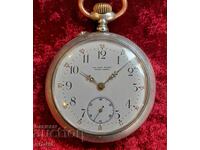 Rare Alpina Swiss Silver Pocket Watch