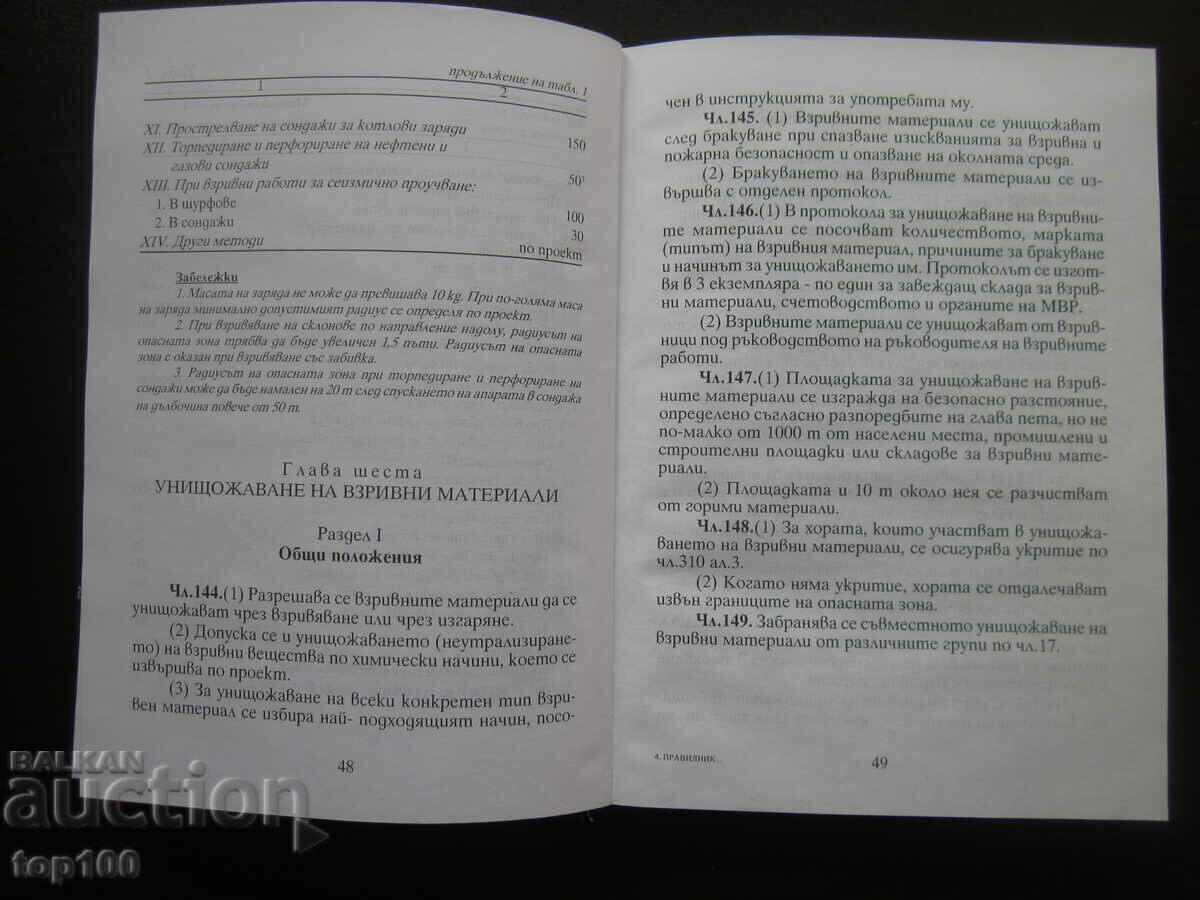 RULES FOR SAFETY IN EXPLOSIVE WORKS 1997 !!! - 6