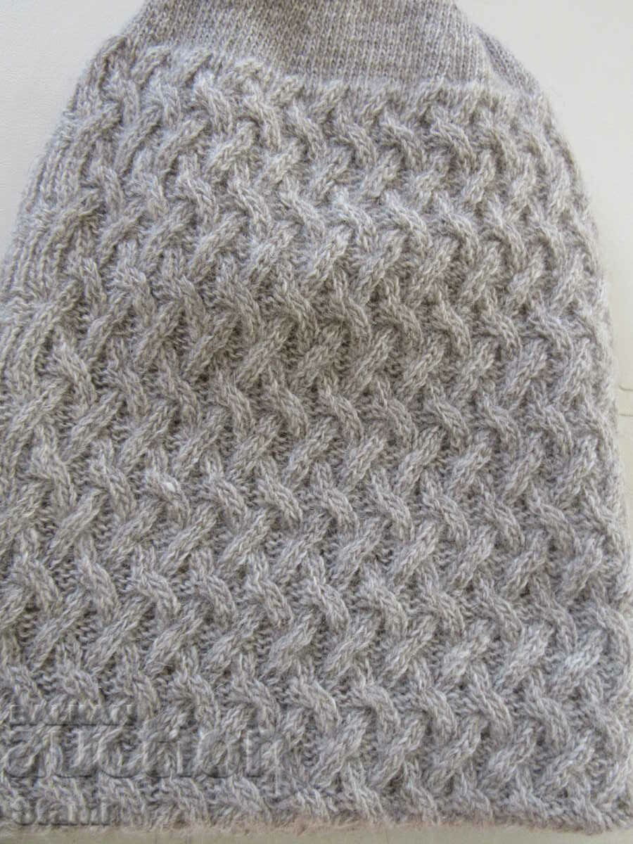 Όμορφο καπέλο δύο όψεων, 100% οργανικό μαλλί, Μογγολία με τιμή 69.00 BGN | € 35.28