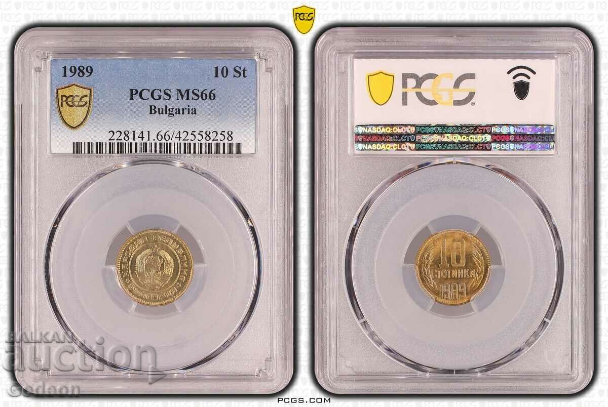 10 Cents 1989 PCGS MS66 10 Cents 1989 PCGS MS66
