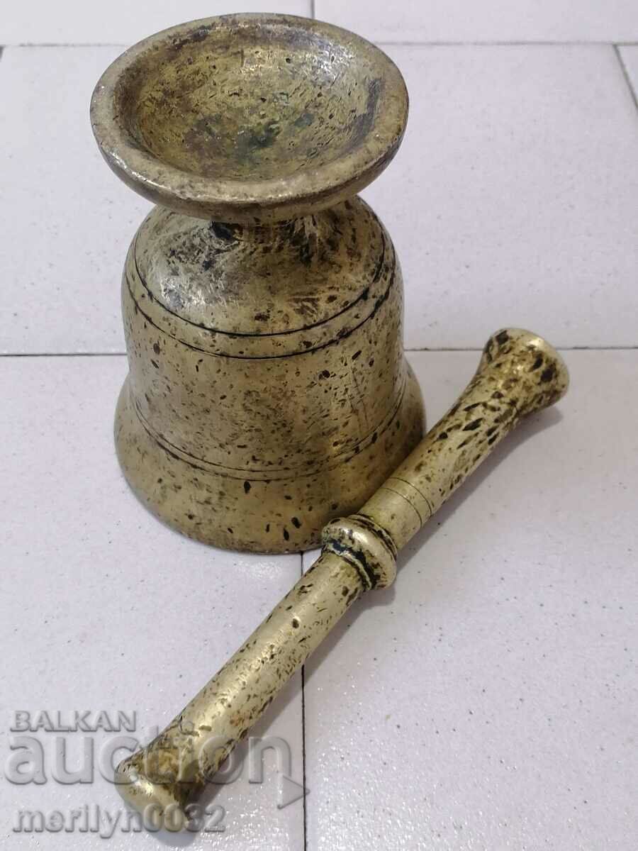 Old bronze mortar, pestle, mortar - 5 Old bronze mortar, pestle, mortar - 5
