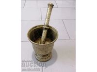 Old bronze mortar, pestle, mortar