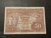 50 cents Malaya 1941