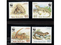 1991. Нова Зеландия. Застрашен вид - Туатара.
