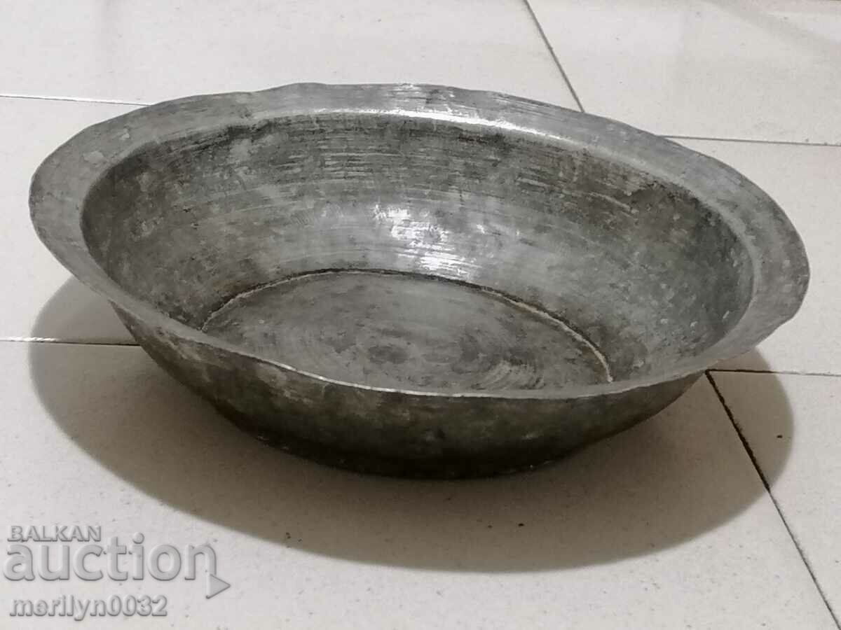 Old copper saucer, copper, pot, plate, bowl with price 64.00 BGN | € 32.72 Old copper saucer, copper, pot, plate, bowl with price 64.00 BGN | € 32.72