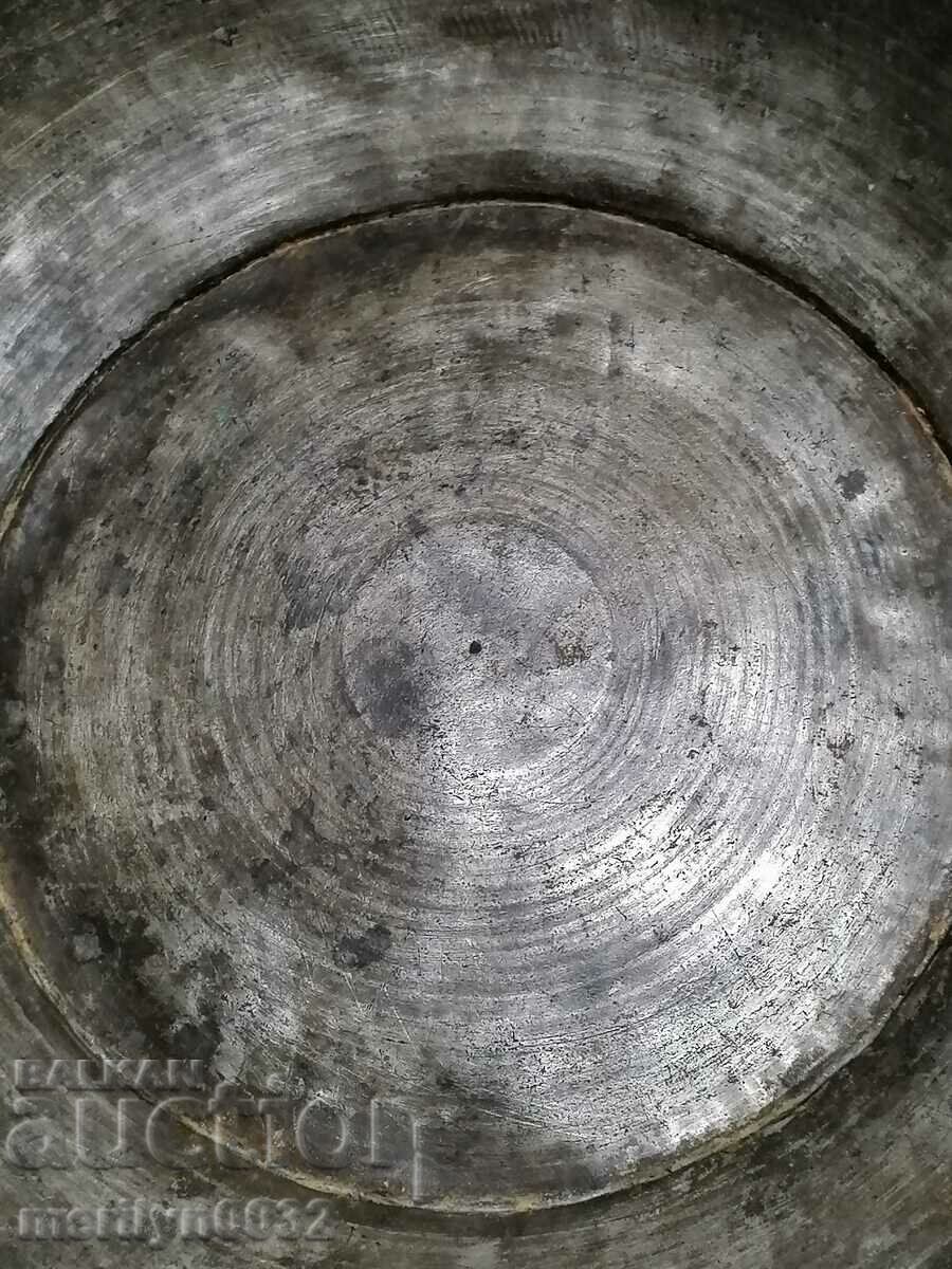 Old copper saucer, copper, pot, plate, bowl - 6 Old copper saucer, copper, pot, plate, bowl - 6