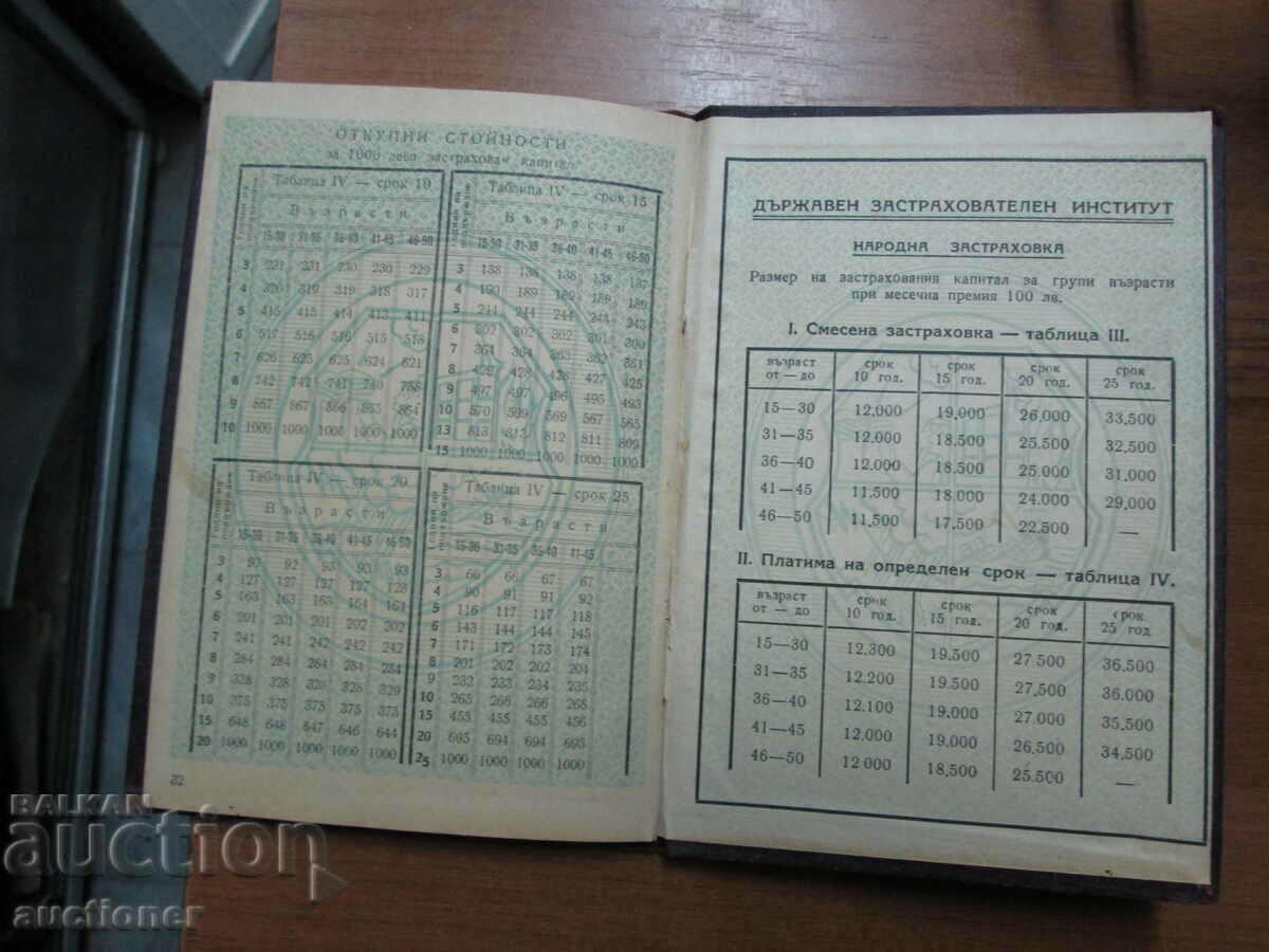 LIFE POLICY. STATE INSURANCE INSTITUTE-1948 - 6 LIFE POLICY. STATE INSURANCE INSTITUTE-1948 - 6